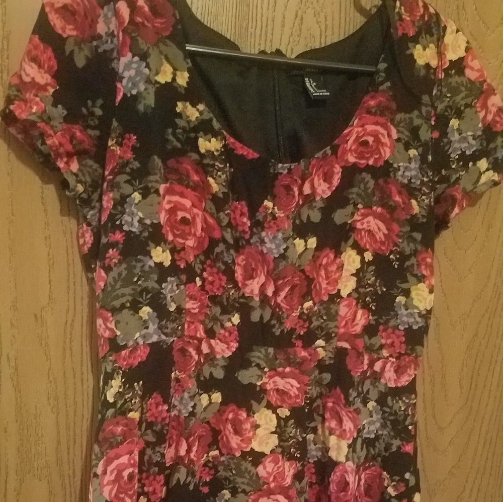 Floral skater dress